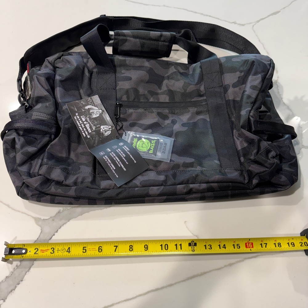The Dime Bags Omerta The Associate Camo Smell-Proof Duffle Bag Locking